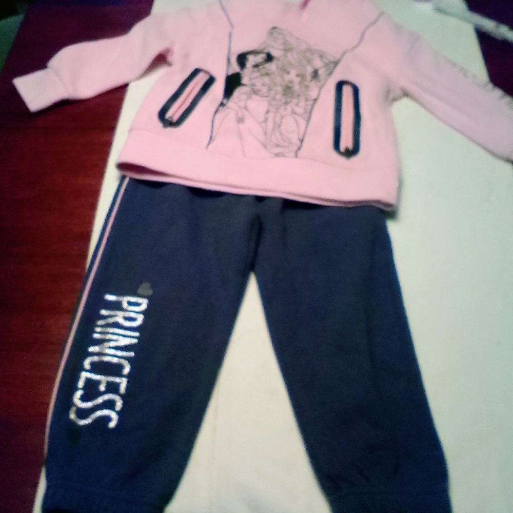 Disney Princess Navy Sweatpants for Kids